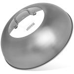 Small Yosukata Wok Acciaio al Carbonio Nero (Fondo Piatto, Stagionato) 34cm + Coperchio Wok 32.5cm (Acciaio Inossidabile, Inserto in Vetro Temperato)