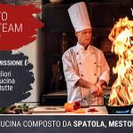 Small Yosukata Set di utensili per wok: set spatola e mestolo per wok in acciaio inox da 43 cm