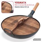 Small Yosukata Coperchio in Legno per Wok 36cm