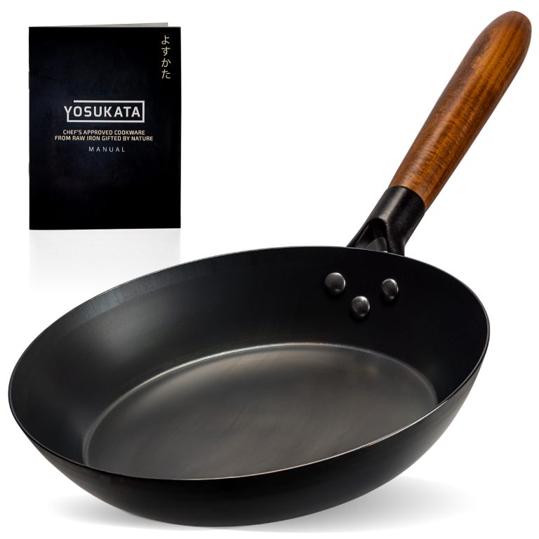 Yosukata Padelle in Acciaio ai Carbonio Nero (Stagionato) 26cm