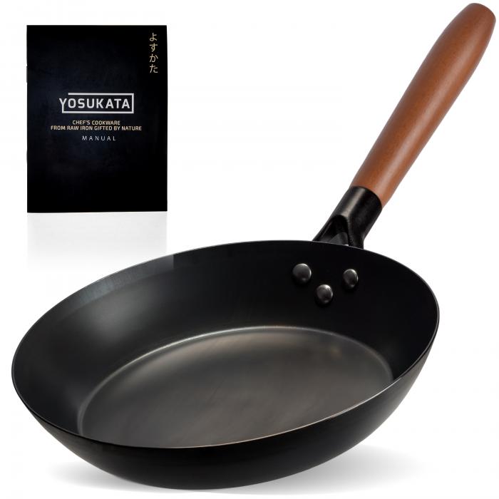 Yosukata Padelle in Acciaio ai Carbonio Nero (Stagionato) 26cm